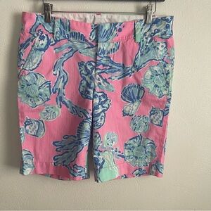 Lilly Pulitzer The Chipper Short size 6 pink blue
